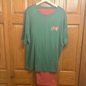 Goodfellow & Co Forest Green pajama T-Shirt and included pajama pants (set)
